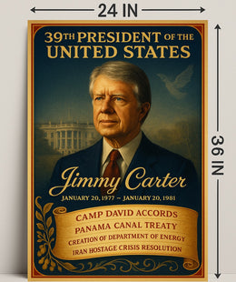 Jimmy Carter 39th President Poster PosterGoat