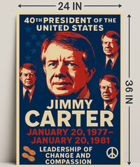 Jimmy Carter 39th President Poster PosterGoat
