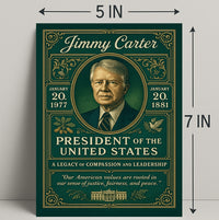 Jimmy Carter 39th President Poster PosterGoat