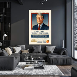 Jimmy Carter 39th President Poster PosterGoat