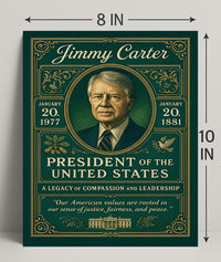 Jimmy Carter 39th President Poster PosterGoat