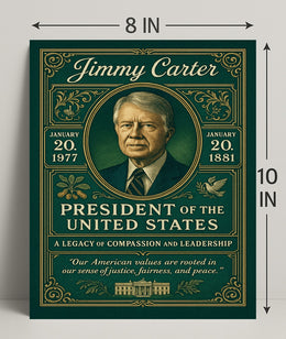 Jimmy Carter 39th President Poster PosterGoat
