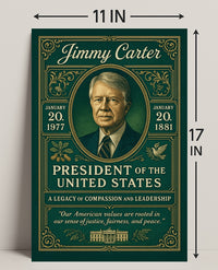 Jimmy Carter 39th President Poster PosterGoat