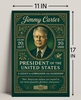 Jimmy Carter 39th President Poster PosterGoat