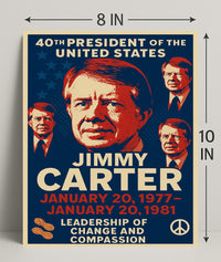 Jimmy Carter 39th President Poster PosterGoat