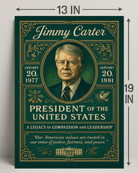 Jimmy Carter 39th President Poster PosterGoat