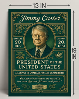 Jimmy Carter 39th President Poster PosterGoat