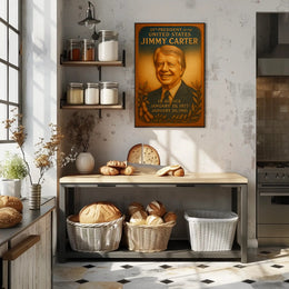 Jimmy Carter 39th President Poster PosterGoat
