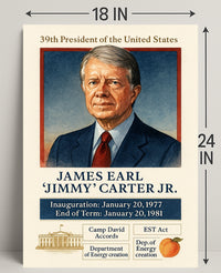 Jimmy Carter 39th President Poster PosterGoat