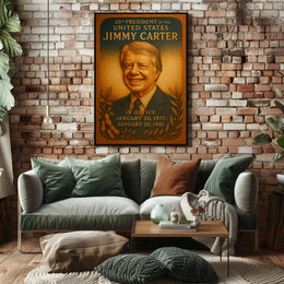 Jimmy Carter 39th President Poster PosterGoat