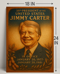 Jimmy Carter 39th President Poster PosterGoat