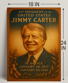 Jimmy Carter 39th President Poster PosterGoat