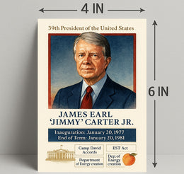 Jimmy Carter 39th President Poster PosterGoat