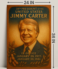 Jimmy Carter 39th President Poster PosterGoat