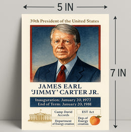 Jimmy Carter 39th President Poster PosterGoat