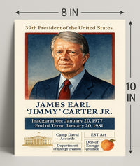 Jimmy Carter 39th President Poster PosterGoat