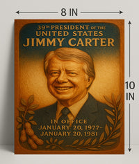 Jimmy Carter 39th President Poster PosterGoat