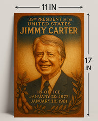 Jimmy Carter 39th President Poster PosterGoat