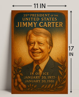 Jimmy Carter 39th President Poster PosterGoat