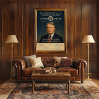 Jimmy Carter 39th President Wall Art Print PosterGoat