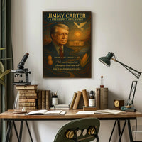 Jimmy Carter A Presidency of Change Wall Art Print PosterGoat