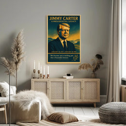 Jimmy Carter A Presidential Legacy Poster PosterGoat
