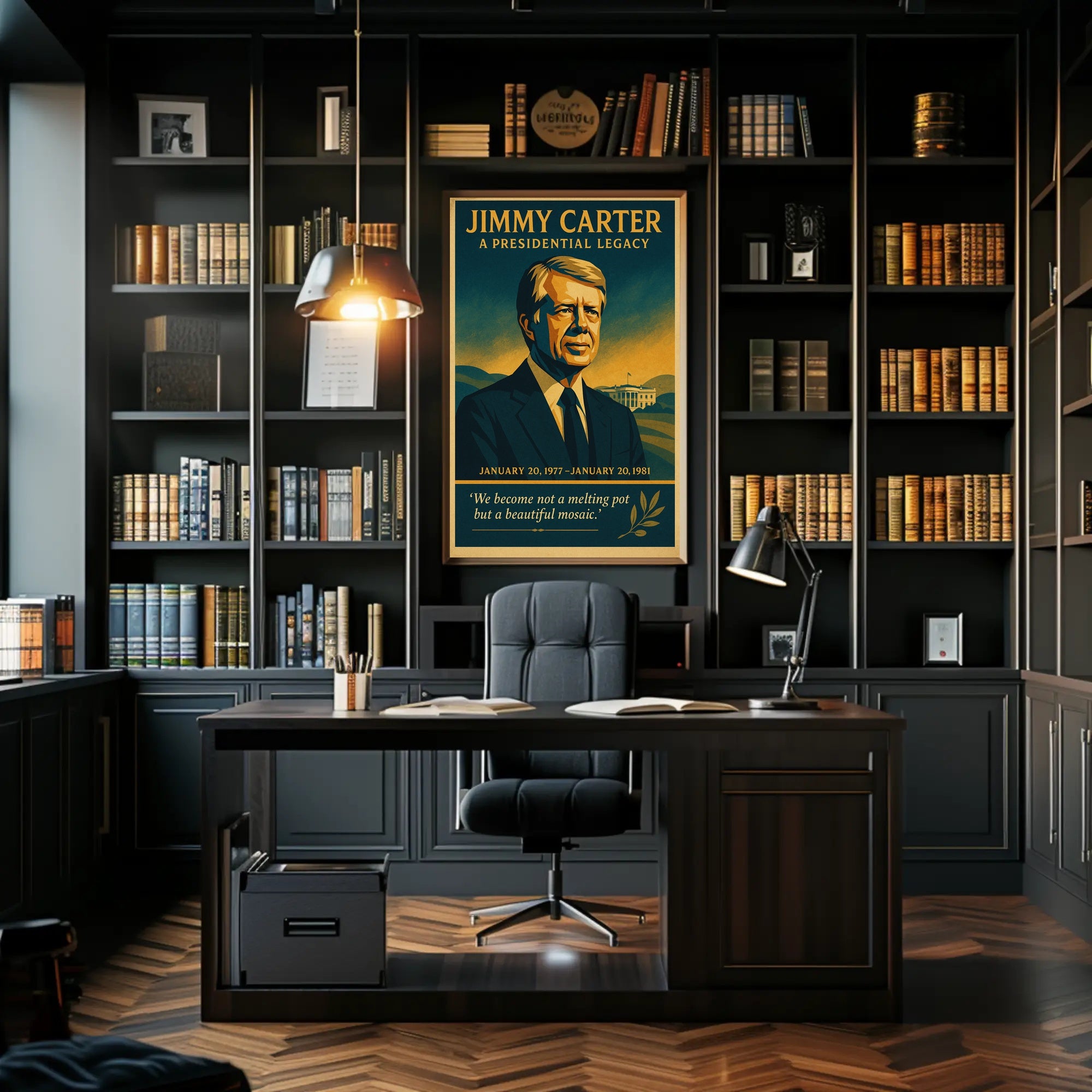 Jimmy Carter A Presidential Legacy Poster PosterGoat