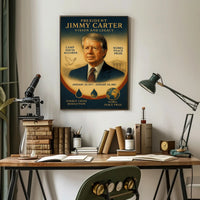 Jimmy Carter Commander in Chief Fine Art Print PosterGoat