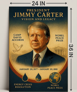 Jimmy Carter Commander in Chief Fine Art Print PosterGoat