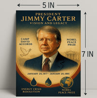 Jimmy Carter Commander in Chief Fine Art Print PosterGoat
