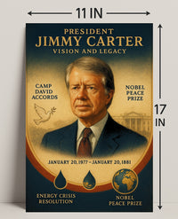 Jimmy Carter Commander in Chief Fine Art Print PosterGoat