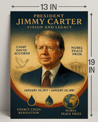Jimmy Carter Commander in Chief Fine Art Print PosterGoat