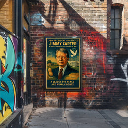 Jimmy Carter Diplomacy Poster Art PosterGoat