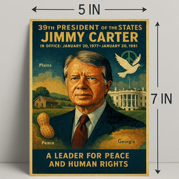 Jimmy Carter Diplomacy Poster Art PosterGoat