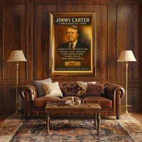 Jimmy Carter Historical Tribute Gallery Print PosterGoat