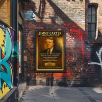 Jimmy Carter Historical Tribute Gallery Print PosterGoat