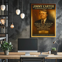 Jimmy Carter Historical Tribute Gallery Print PosterGoat