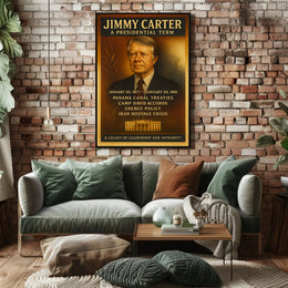Jimmy Carter Historical Tribute Gallery Print PosterGoat