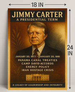 Jimmy Carter Historical Tribute Gallery Print PosterGoat