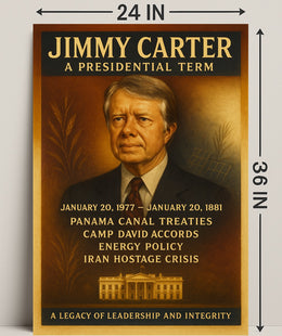 Jimmy Carter Historical Tribute Gallery Print PosterGoat