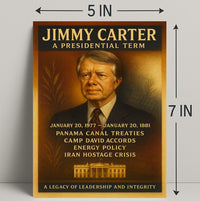 Jimmy Carter Historical Tribute Gallery Print PosterGoat