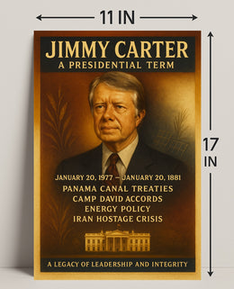 Jimmy Carter Historical Tribute Gallery Print PosterGoat