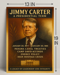 Jimmy Carter Historical Tribute Gallery Print PosterGoat