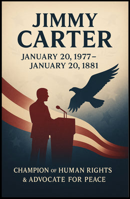 Jimmy Carter Human Rights Champion Poster Wall Art PosterGoat