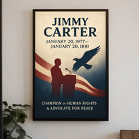 Jimmy Carter Human Rights Champion Poster Wall Art PosterGoat