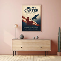 Jimmy Carter Human Rights Champion Poster Wall Art PosterGoat