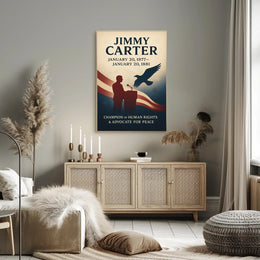 Jimmy Carter Human Rights Champion Poster Wall Art PosterGoat