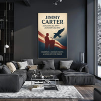 Jimmy Carter Human Rights Champion Poster Wall Art PosterGoat