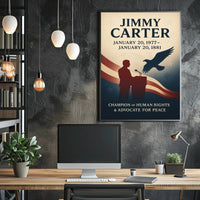 Jimmy Carter Human Rights Champion Poster Wall Art PosterGoat