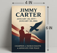 Jimmy Carter Human Rights Champion Poster Wall Art PosterGoat